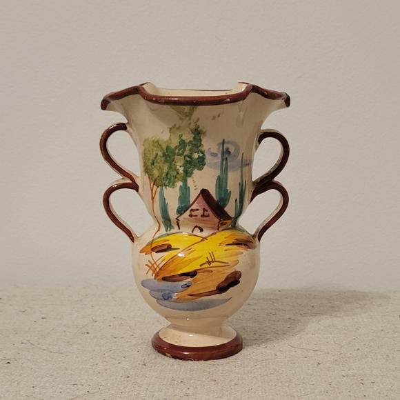 Vintage Italian Pottery Vase - Picture 1 of 16